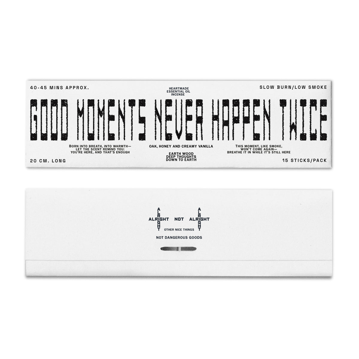 A?A® INCENSE STICKS – THE GOOD MOMENTS (LONG STICK SERIES)