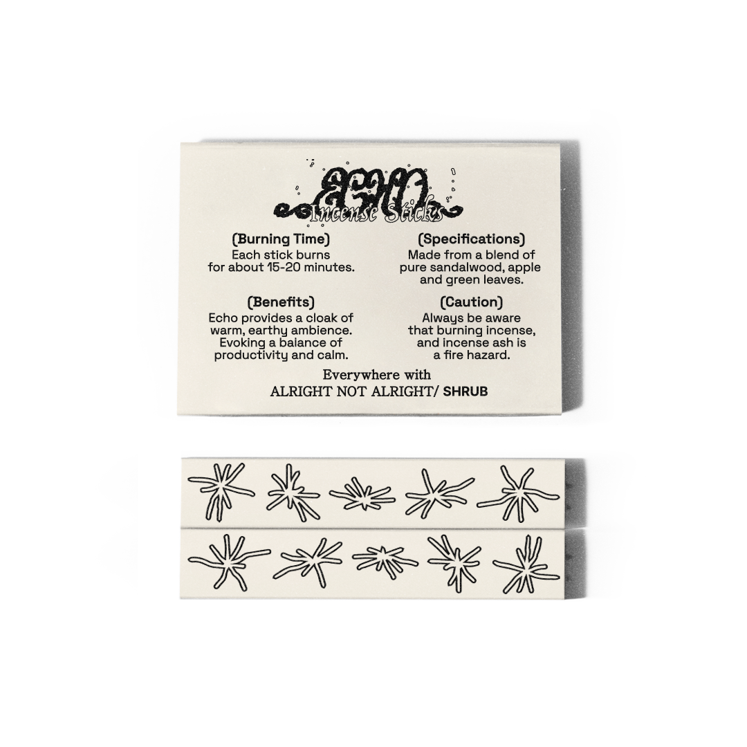 A?A® X SHRUB INCENSE STICKS (ECHO SERIES)